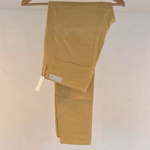 Adriano Goldschmidt light yellow skinny jeans